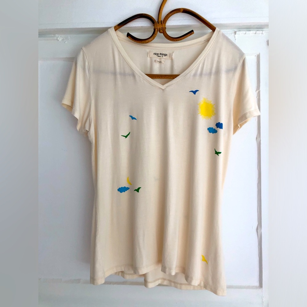 nice things by Paloma Santaolalla Barcelona- T - sand colored easy breezy beachy